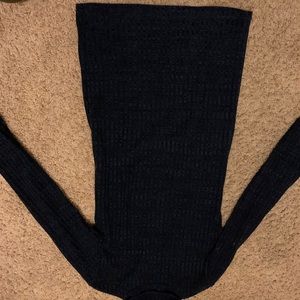 Navy blue turtleneck